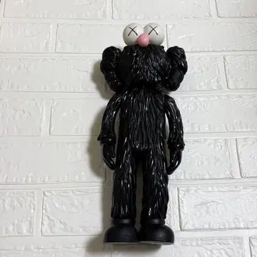블랙 KAWS 세서미 스트릿 BFF 엘모 피규어