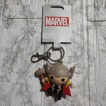 상하이 디즈니 리조트 MARVEL 마이티 토르 피규어 키링