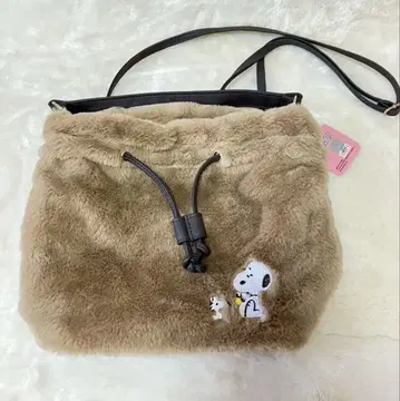 [ PEANUTS ] 스누피 복조리 퍼백 2WAY 타입
