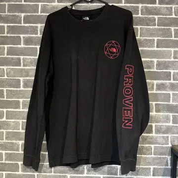 THE NORTH FACE 롱 슬리브 T셔츠 M 블랙