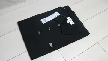 미사용 새상품 LACOSTE 블랙 피케 셔츠 US XS 슬림핏