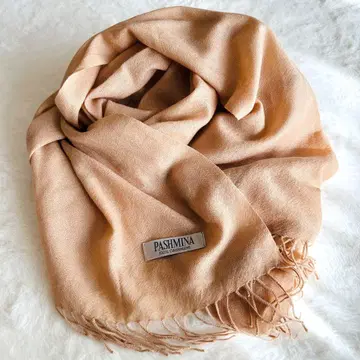PASHMINA 파슈미나 캐시미어 100% 대형 스톨 프린지