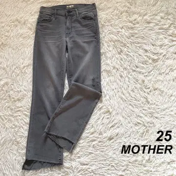 새상품급 MOTHER INSIDER CROP STEP FRAY 25