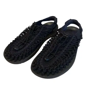 새상품급 KEEN uneek 올 블랙 27cm 킨 유니크 블랙