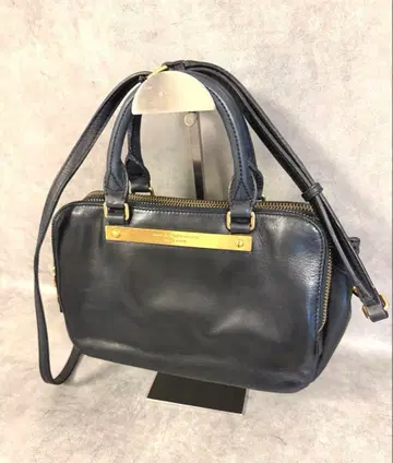 y2k 마크제이콥스 숄더백 가죽 로고 블랙