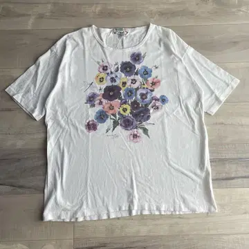 90년대 ORVIS 오비스 플라워 아트 T셔츠 빈티지