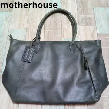 motherhouse 마더하우스 토트백 그레이 대용량 숄더 밑면 찡 장식