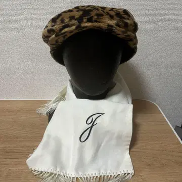일본제 레오파드 무늬 인조 모피 헌팅