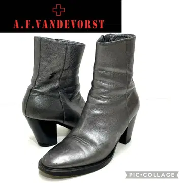 레어 A.F. Vandevorst 그레이 부츠 박스 포함 36 이탈리아제