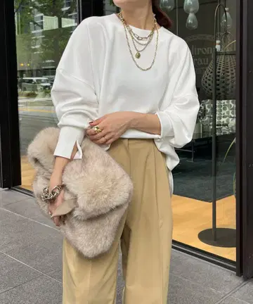 DOUDOU 종이 풀오버 시착만 한 상품