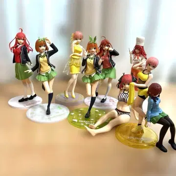 5등분의 신부 피규어 9체 세트 새상품급