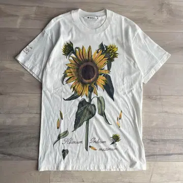 90년대 해바라기 아트T셔츠 빈티지 썬플라워 S