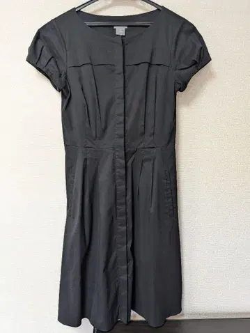 ANN TAYLOR 반팔 무릎 기장 원피스 버튼 포함