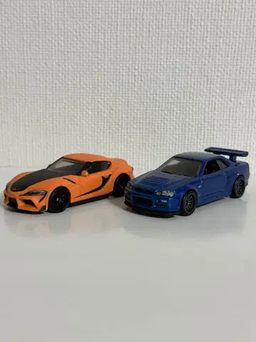 핫휠 루스 도요타 GR 수프라 닛산 스카이라인 GT-R 2종 세트