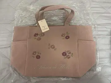 Maison de FLEUR 핑크 토트백