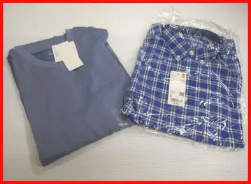 에어리즘 코튼 V넥 T셔츠 셔츠 2점 미사용 m 마-385