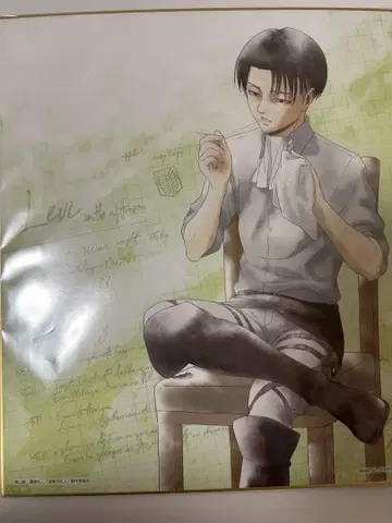 리바이 색지 색콜레 제일복권 진격의 거인