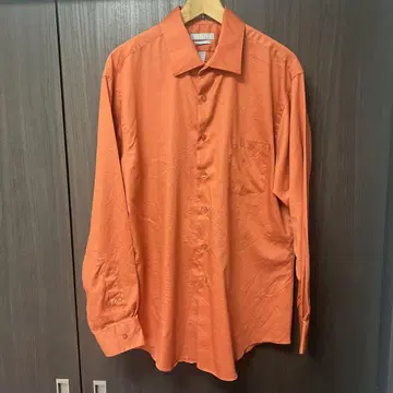 VAN HAUSEN 새틴 셔츠 오렌지