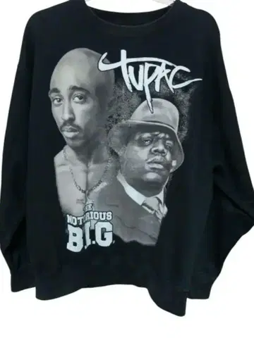 2PAC 래퍼 힙합 트레이닝복 맨투맨 구제 의류