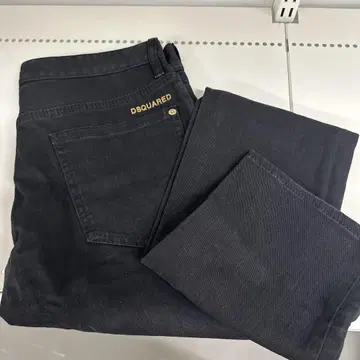 DSQUARED 블랙 데님 팬츠