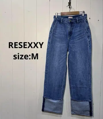 리젝시 RESEXXY 롤업 데님 팬츠 M 여성용 하의