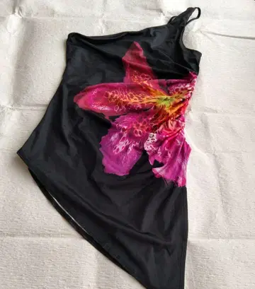SHEIN 원 숄더 꽃무늬 셋업