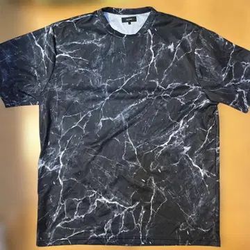 BEAMS 마블 무늬 T셔츠 L 사이즈