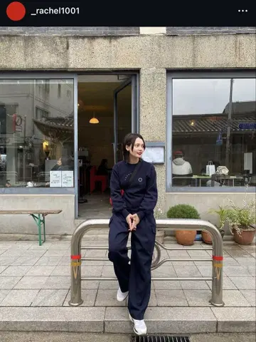 fifth 워크 팬츠 RACHEL 착용