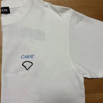 세븐틴 러브 티셔츠 L 사이즈 화이트