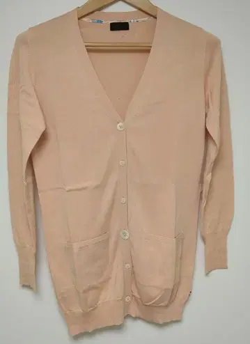 폴스미스 핑크 V넥 가디건 긴팔 M 사이즈