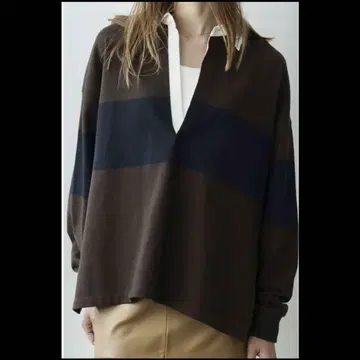 CLANE DEEP NECK WIDE RUGBY SHIRT