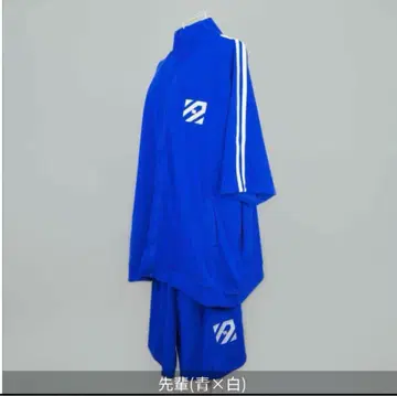 아노네 저리 셋업 선배 [ 파랑 x 화이트 ]