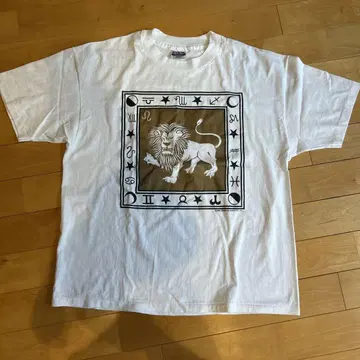 Hanes 라이온 디자인 T셔츠 X-Large 90s 빈티지