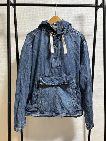 명작 복각 GAP 갭 데님 아노락 후드티 M