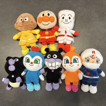 호빵맨 봉제 인형 세트