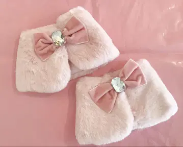 Angelic Pretty 앵클 커버 핑크 퍼