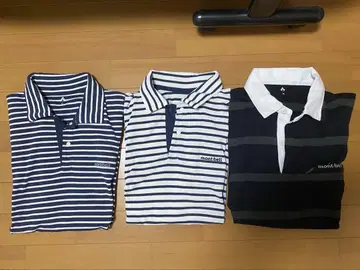 mont-bell 몽벨 반팔 피케 셔츠 3장 세트 남성용 M 사이즈
