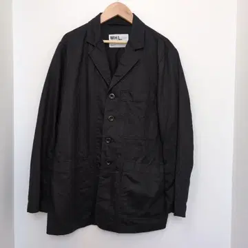 MHL. 커버올 자켓 블랙