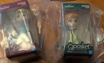 Qposket 안나 엘사 코로네이션 스타일
