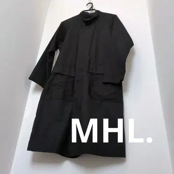 MHL. 롱 코트 블랙