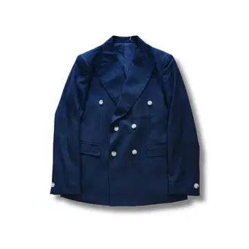 네이비 더블 브레스트 테일러드 자켓 NA358
