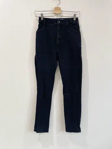 CAVEZA ROSSO 블랙 스키니 데님 여성용 남성용