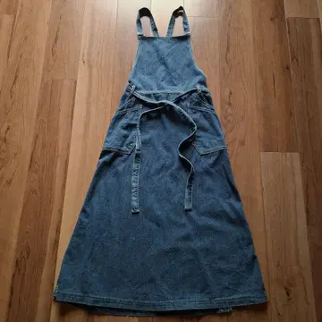 45RPM STUDIO DENIM LINE 데님 에이프런 원피스 레어