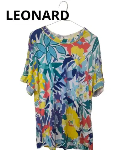 d7 레오나르 LEONARD 반팔 티셔츠 셔츠 44