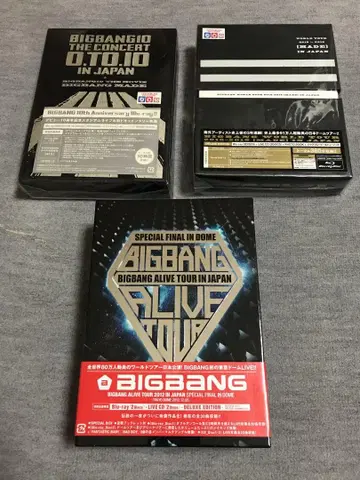 BIGBANG LIVE 3종 세트 Blu-ray G-DRAGON