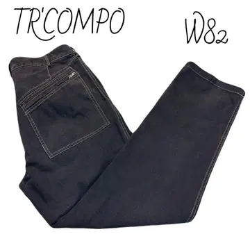 티알컴포 TR'COMPO 스트레이트 데님 W82 블랙