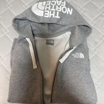 THE NORTH FACE 그레이 풀 집업 후드티 M