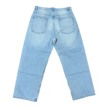 ZARA 라이트 블루 와이드 레그 데님 USA 36