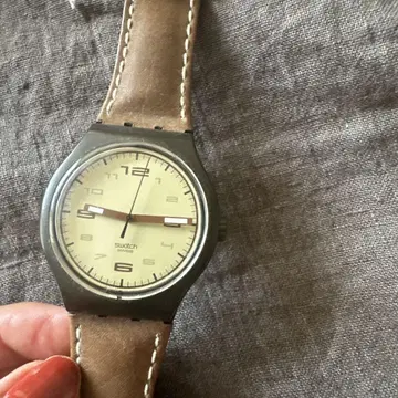 [레어] swatch 스와치 FAT BROWNIE의 진한 쪽 브라운 갈색