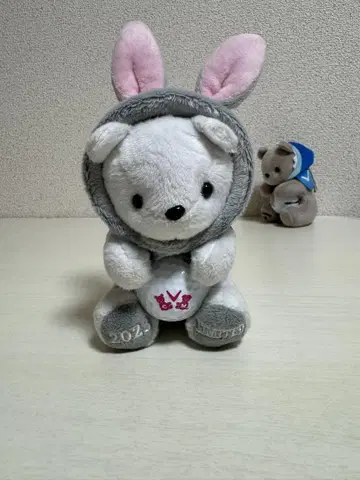 Callaway 곰 볼 파우치 골프 화이트 토끼 후드 부착 화이트